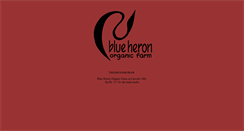 Desktop Screenshot of blueheronfarmlincoln.com